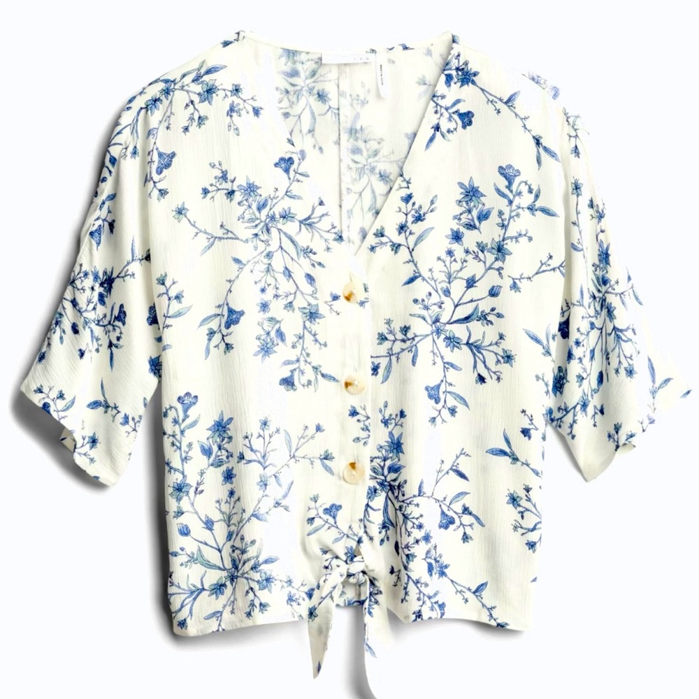 Elayne Tie Front Top